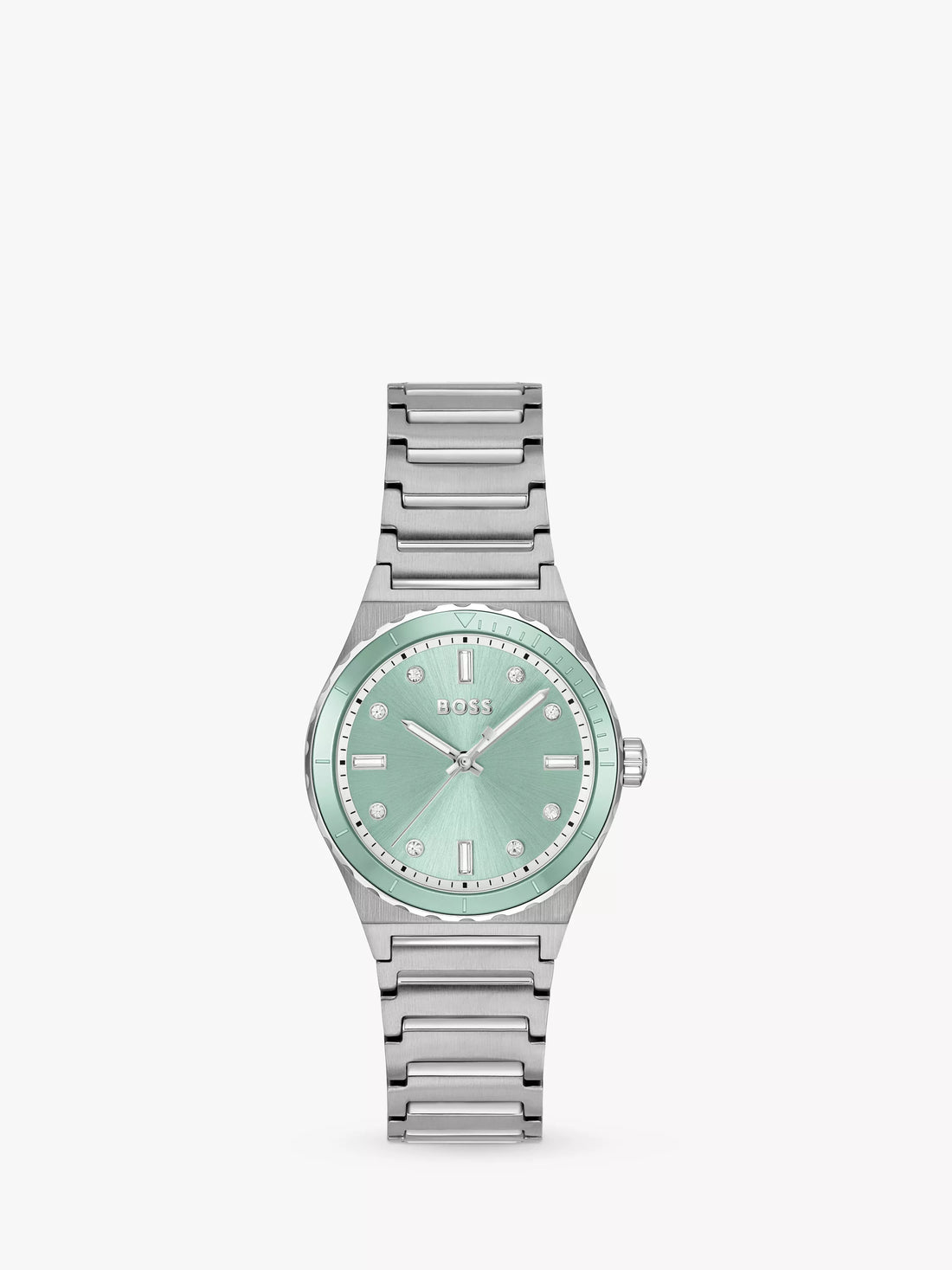Hugo Boss Candor Sport Silver Stainless Steel Pink Dial Quartz Watch for Ladies - 1502788