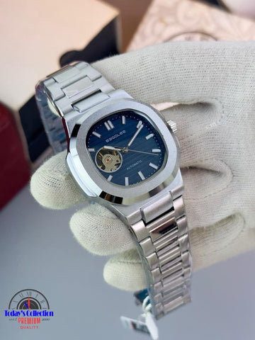 Bestwin Automatic Men's Watch Skeleton Dail Transparent