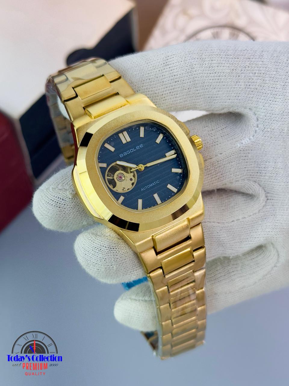 Bestwin Automatic Men's Watch Skeleton Dail Transparent