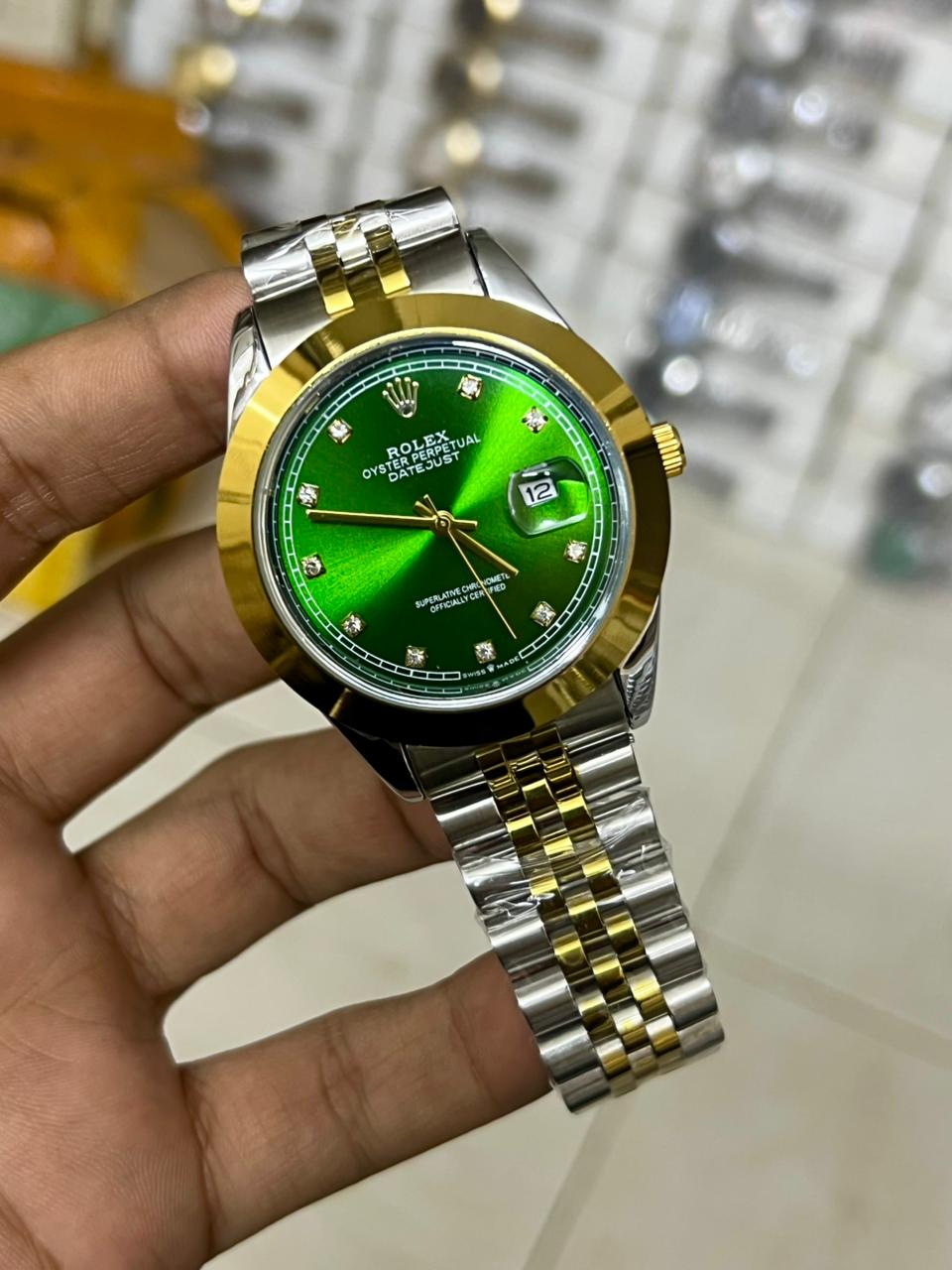 Pretty Imported Oyster Perpetual with Date Feature Watch For Men'